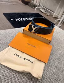 Louis Vuitton Damier Graphite Initiales Bälte 95