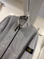 Stone Island Zip Up Sweatshirt L
