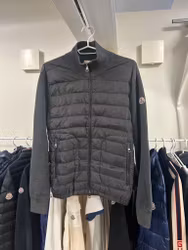 Moncler Tricot Down Cardigan M