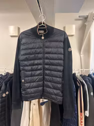 Moncler Down Tricot Cardigan M