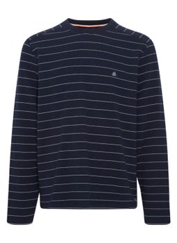 Sweatshirt svart/vit randig - William