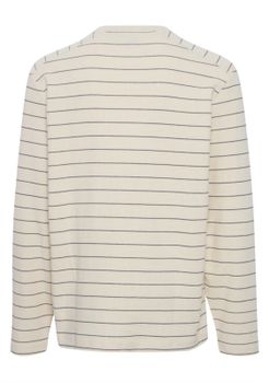 Sweatshirt Vit/svartrandig - William