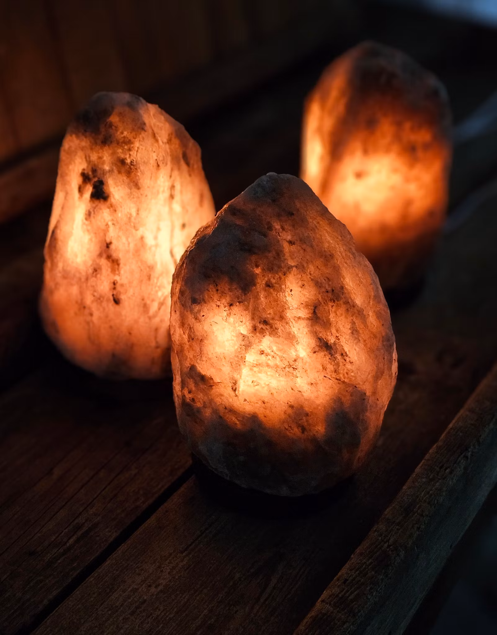 Himalaya Saltkristall, lampa svart
