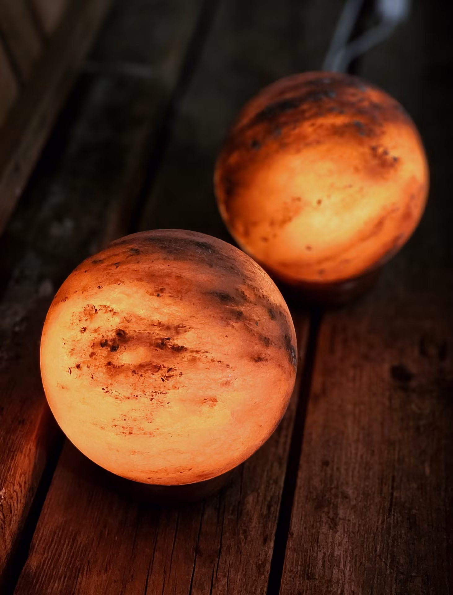 Himalaya Saltkristall, lampa svart klot
