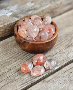 Hematoidkvarts (Röd Golden Healer), mini touchstone