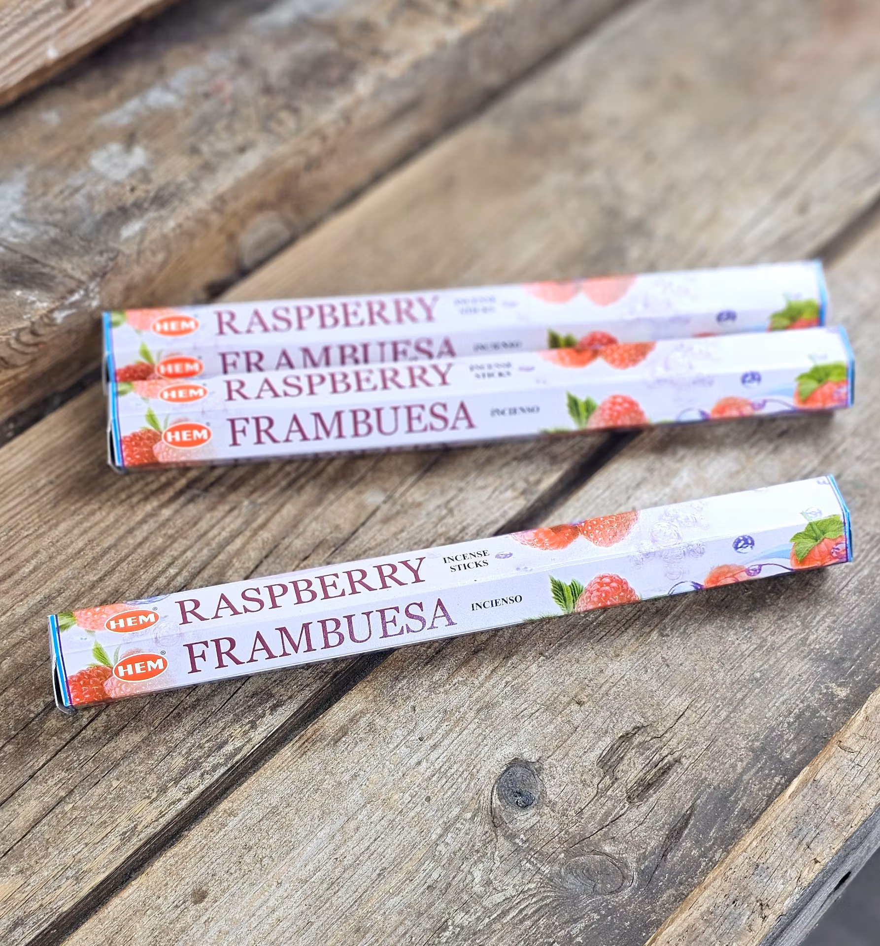 HEM - Raspberry, rökelsepinnar