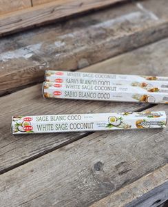 HEM - White Sage Coconut, rökelsepinnar