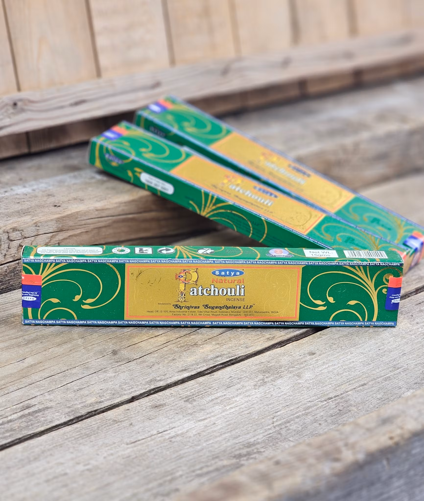 Satya - Natural Patchouli, rökelsepinnar