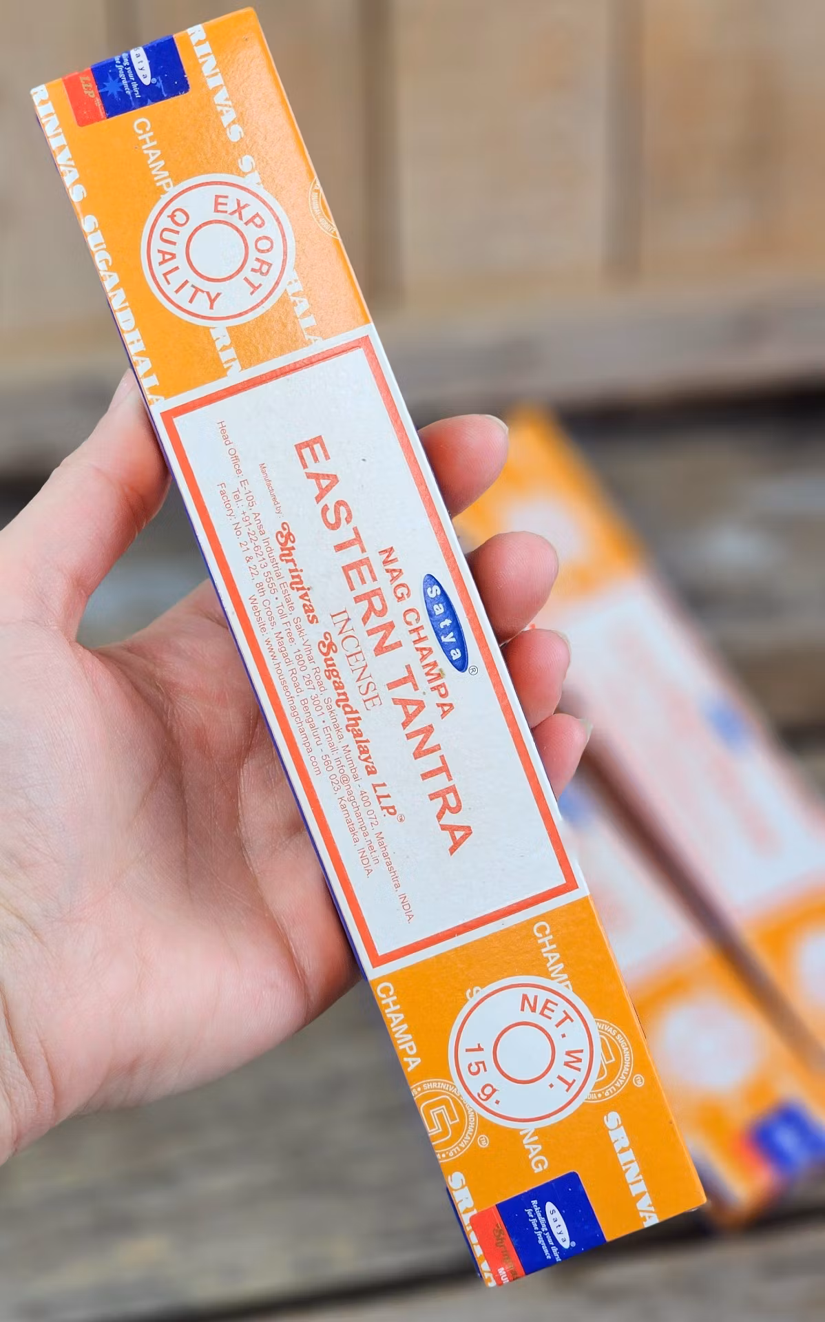 Satya - Nag Champa Eastern Tantra, rökelsepinnar