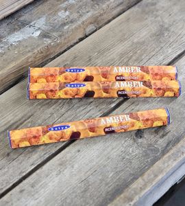 Satya Hexa Series - Amber, rökelsepinnar