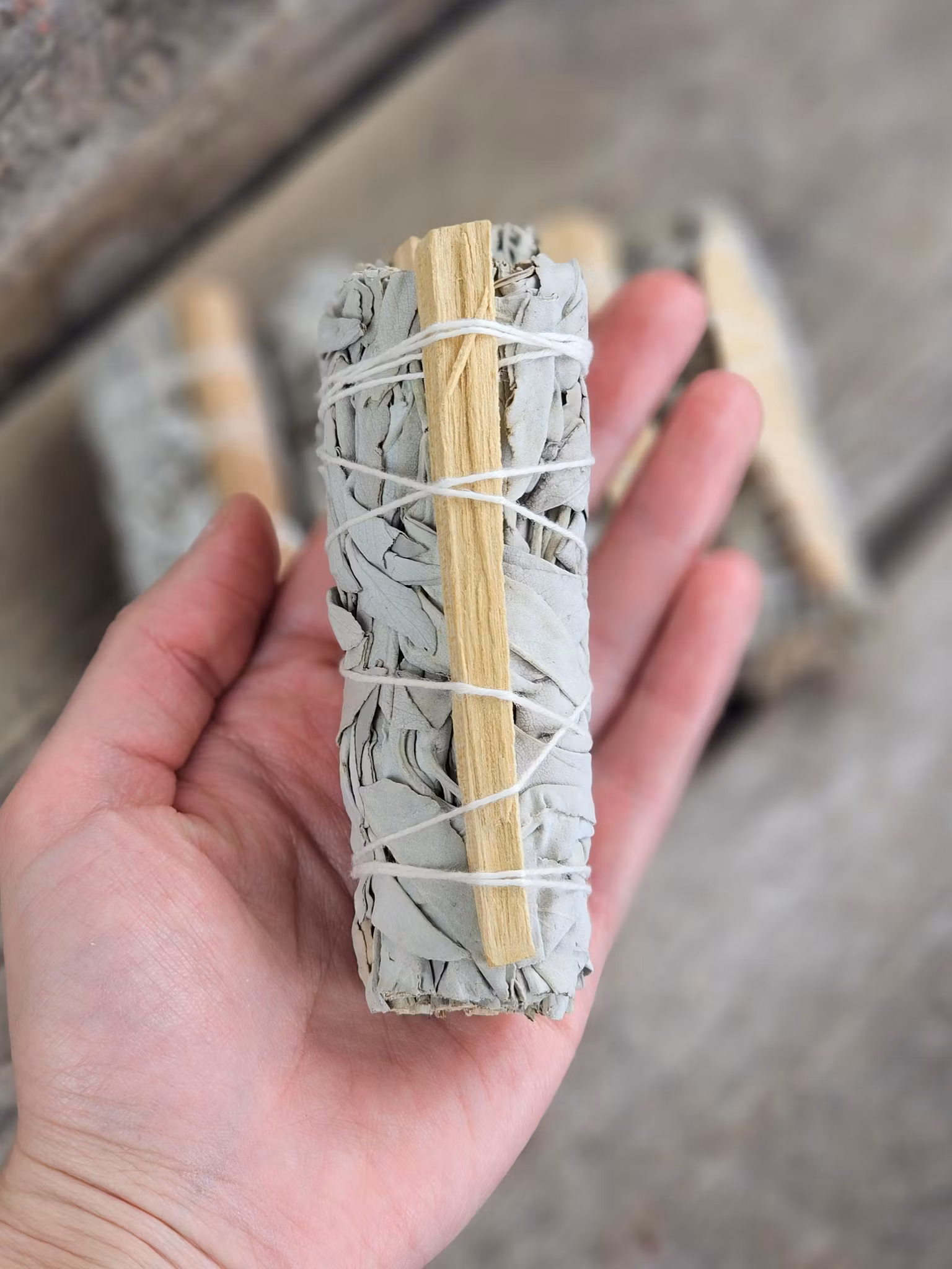 Vit Salvia med Palo Santo