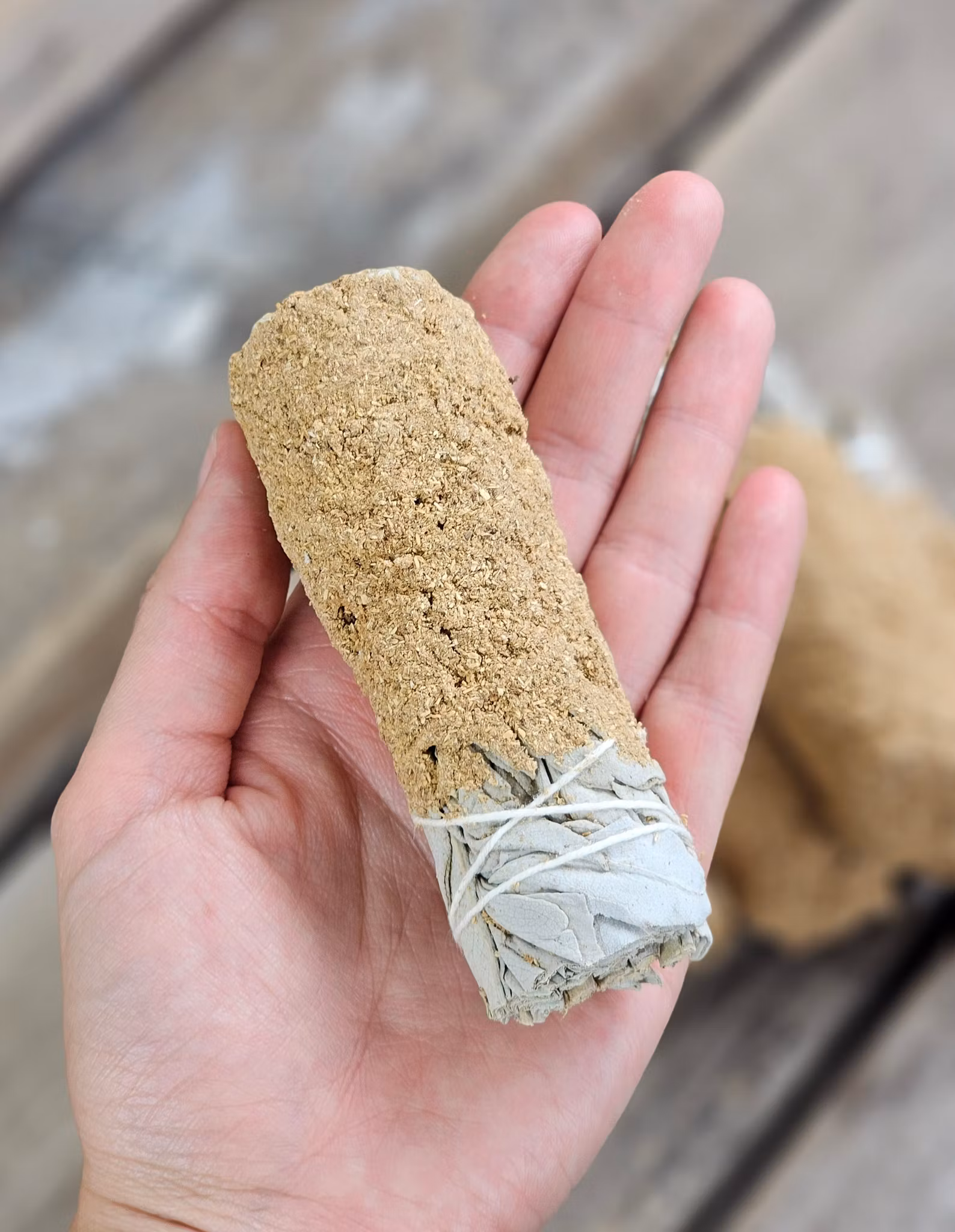 Vit Salvia med Palo Santo, smudge bunt