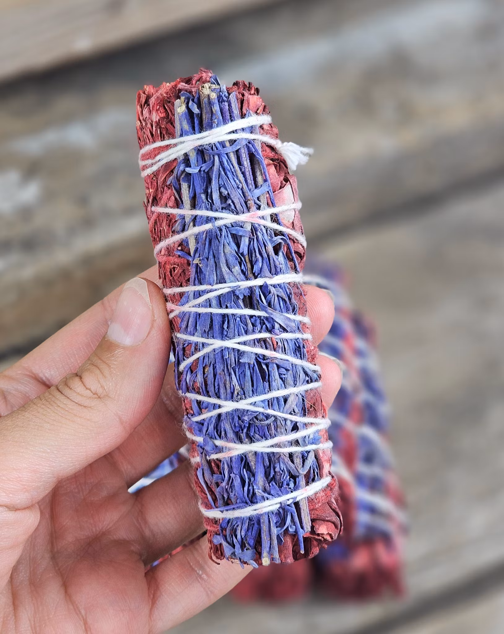 Vit Salvia med Dragons blood & Lavendel-resin