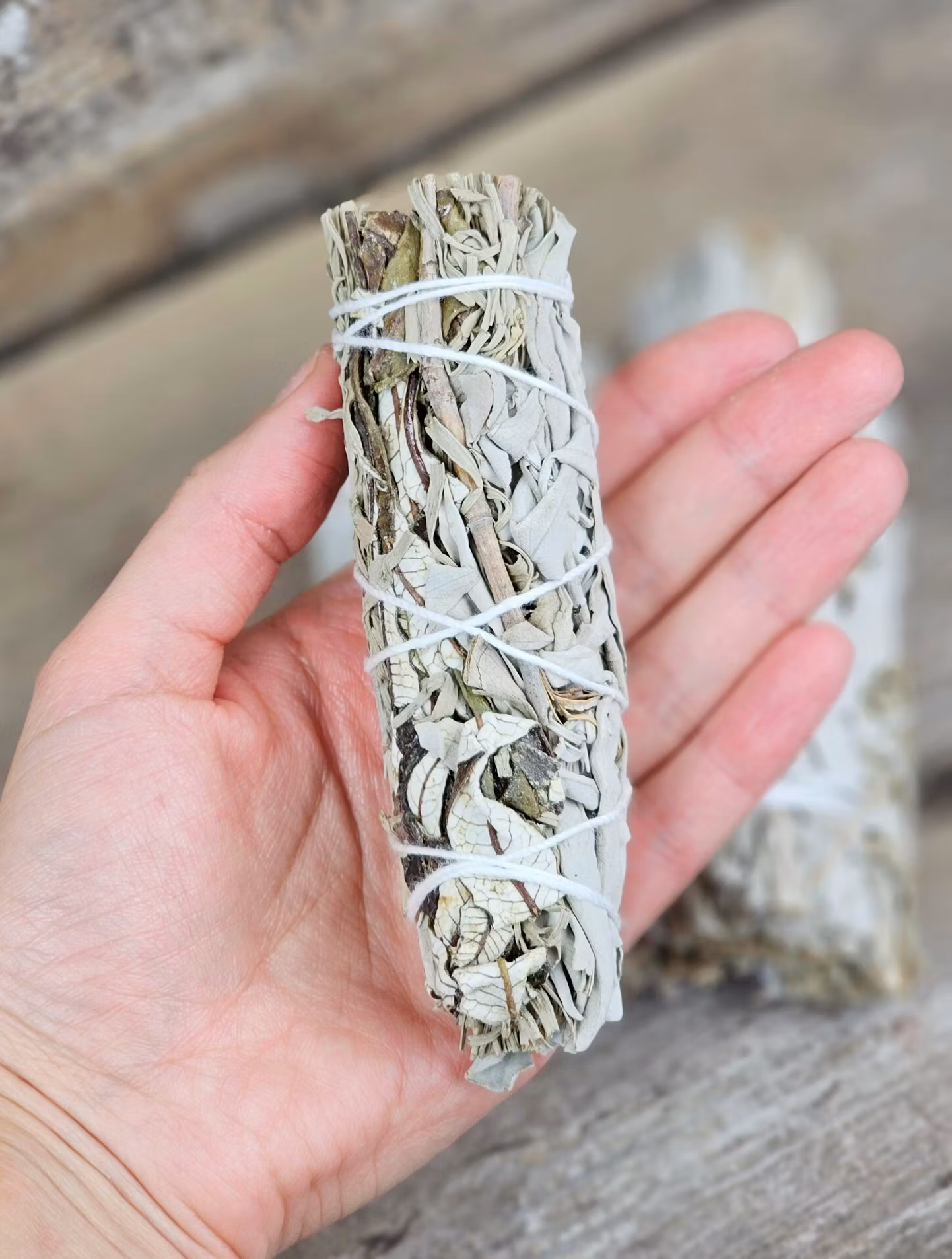 Vit Salvia i kombination med Blå Salvia (Shasta Sage) & Yerba Santa
