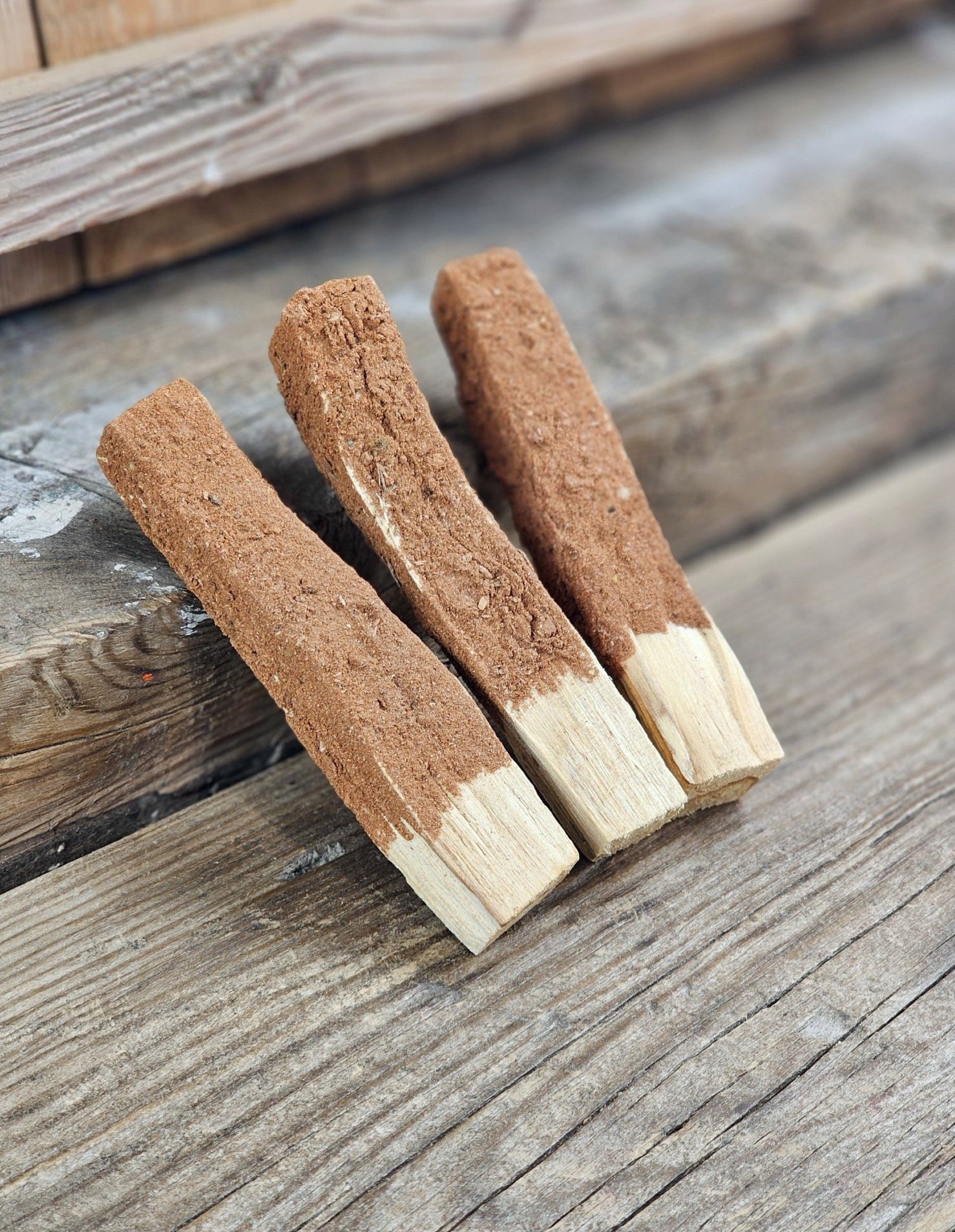 Palo Santo (Heligt trä), smudge med mald Eukalyptus