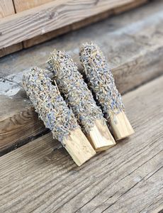 Palo Santo (Heligt trä), smudge med Lavendel