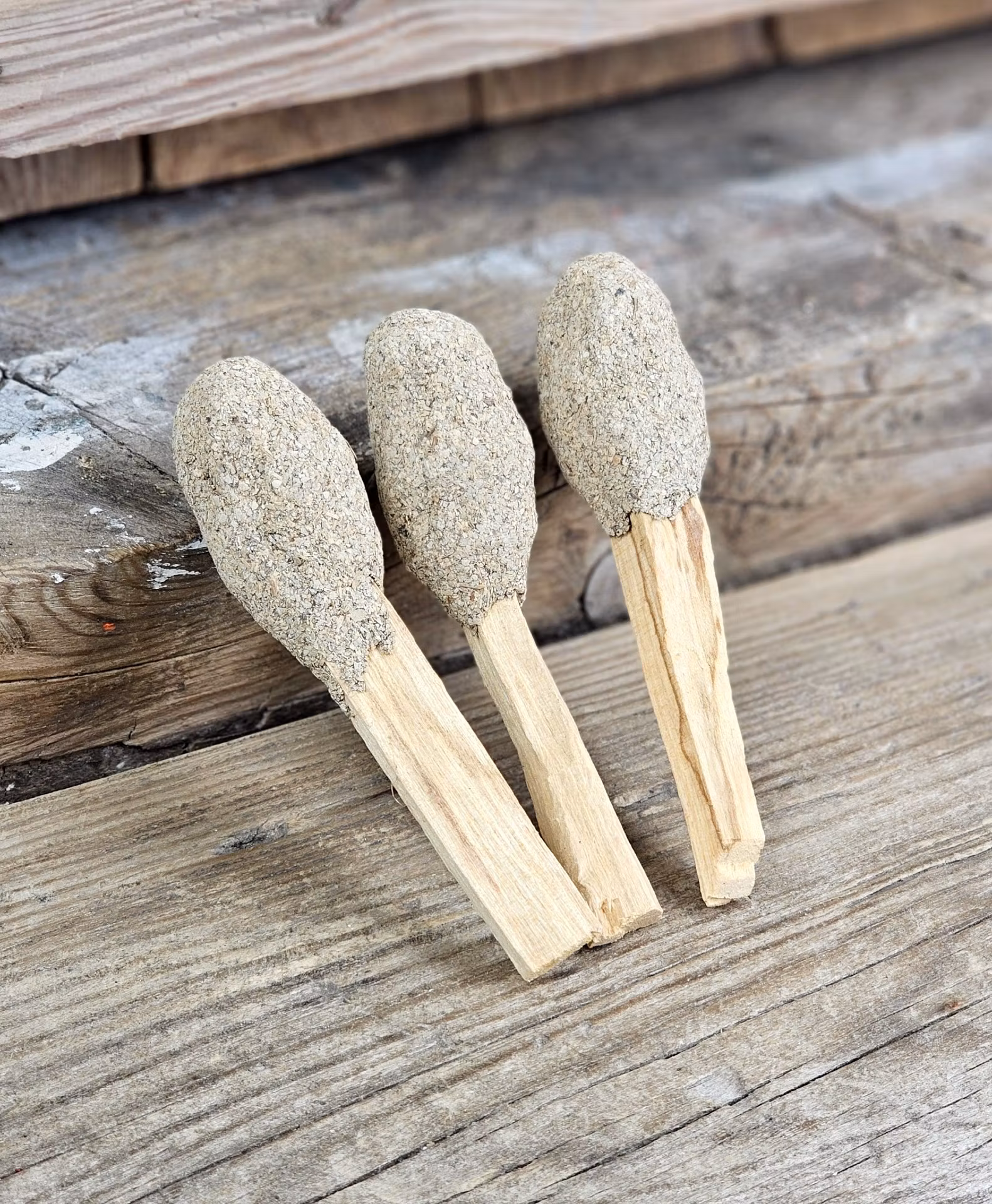 Palo Santo (Heligt trä), smudge med Vit Salvia