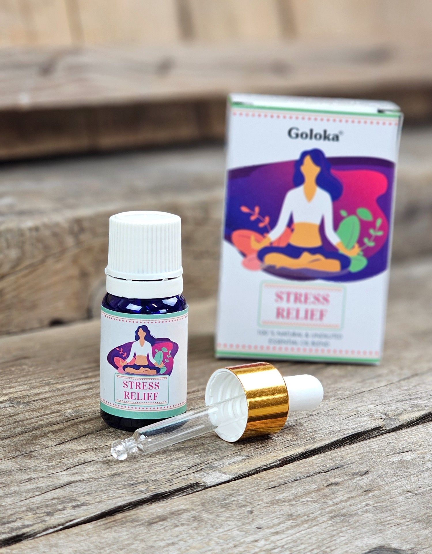 Goloka - Stress Relief, Eterisk olja Aromaterapi