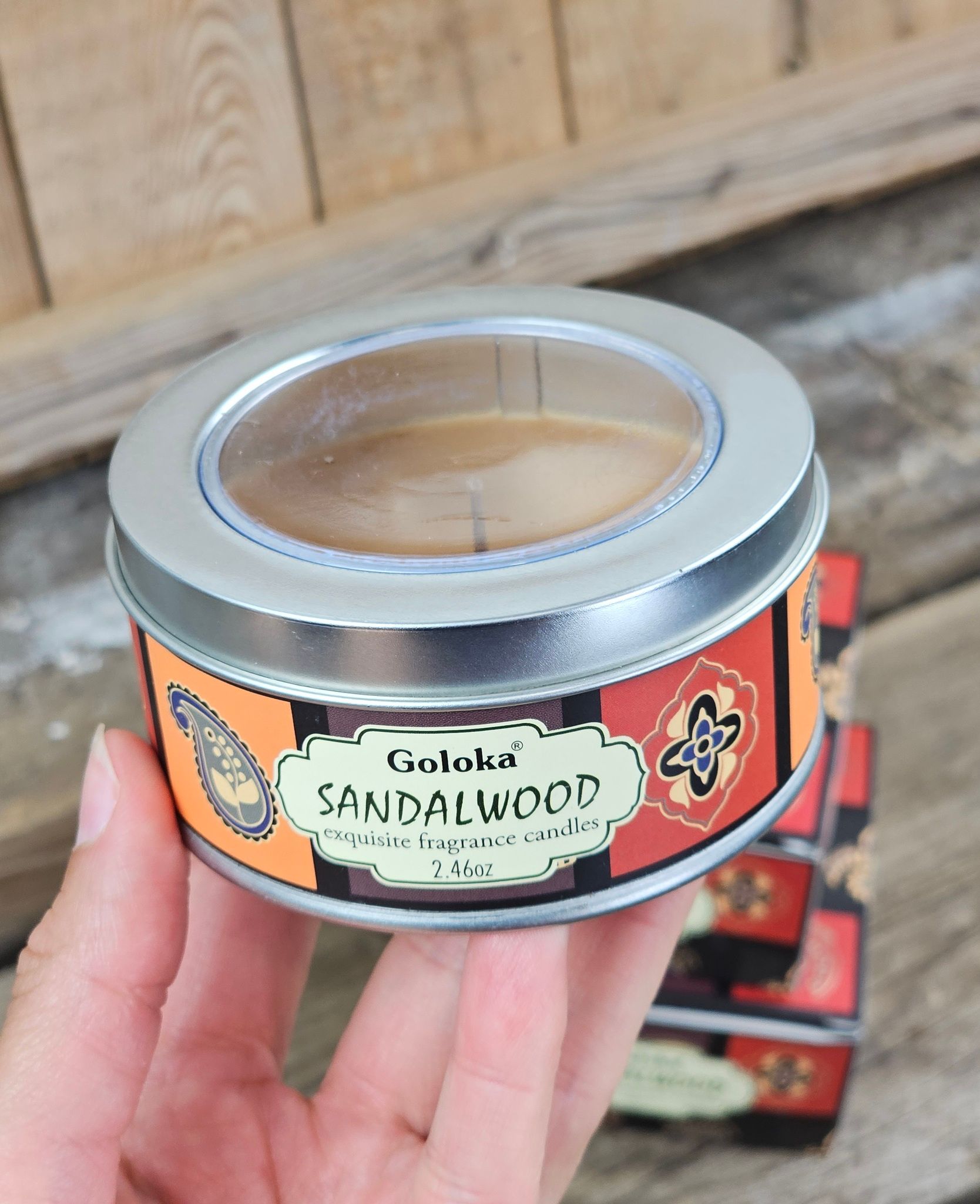 Doftljus Goloka, Sandelträ (Sandalwood)