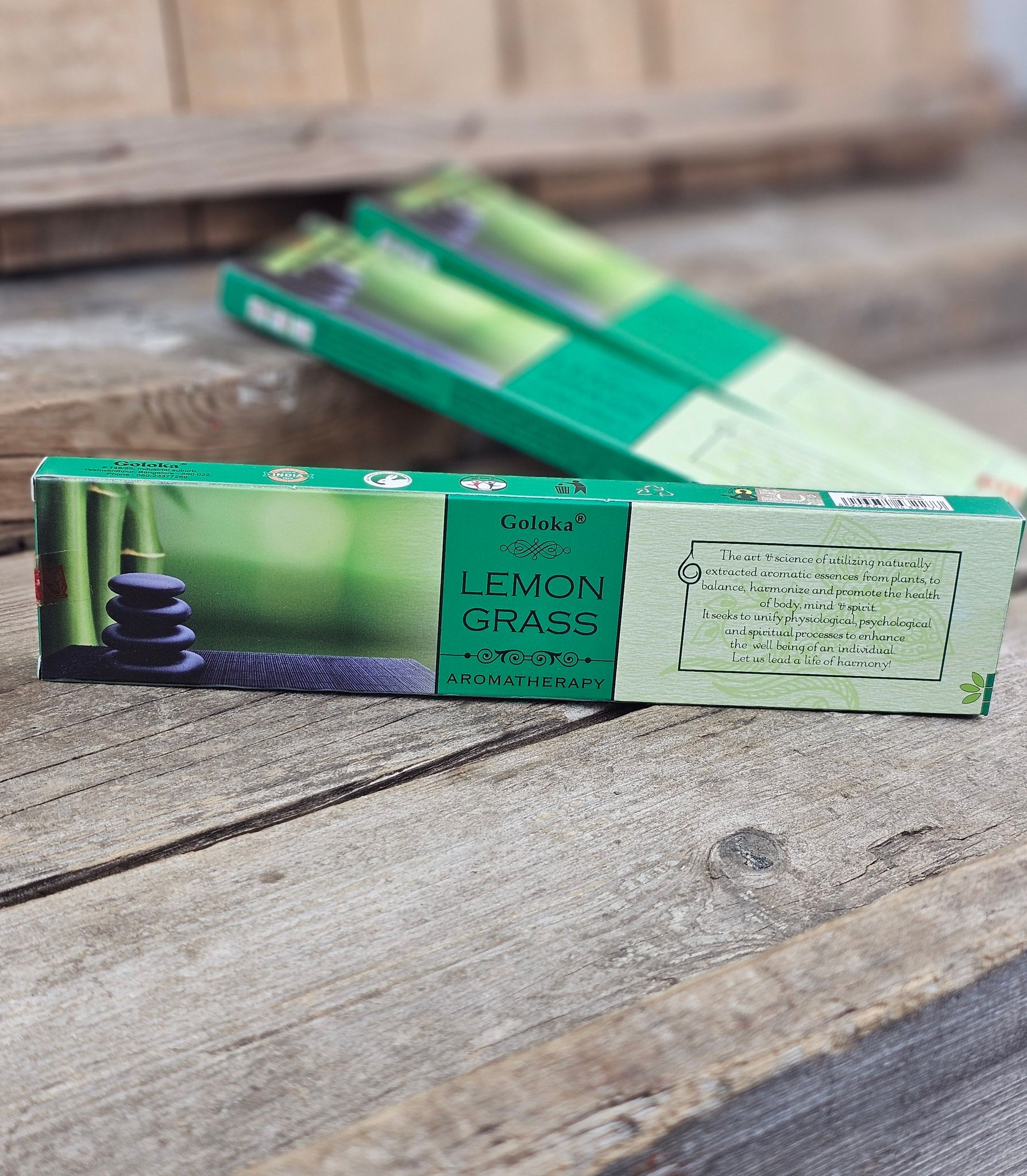 GOLOKA - Aromatherapy Lemon Grass, rökelsepinnar