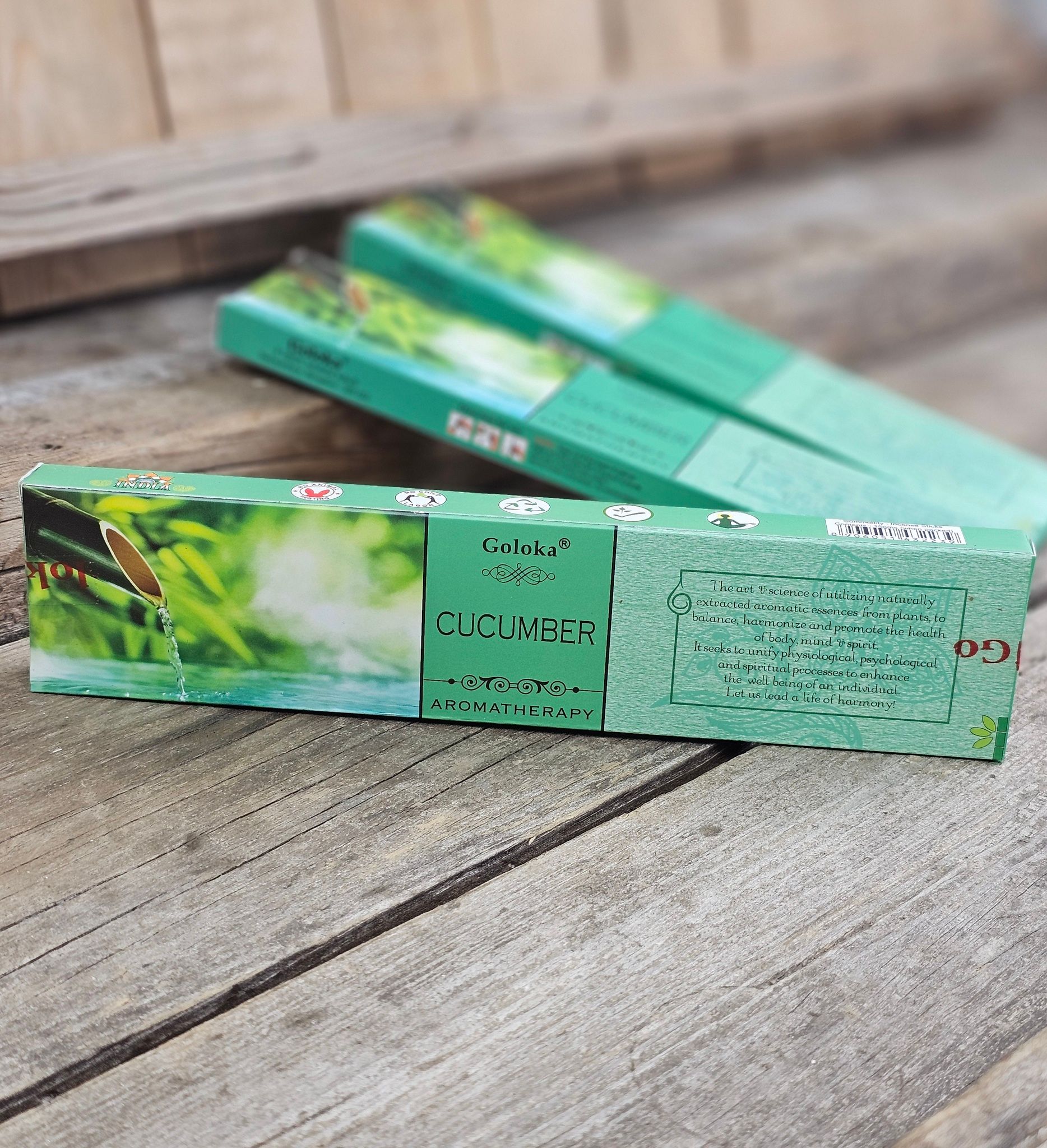 GOLOKA - Aromatherapy Cucumber, rökelsepinnar