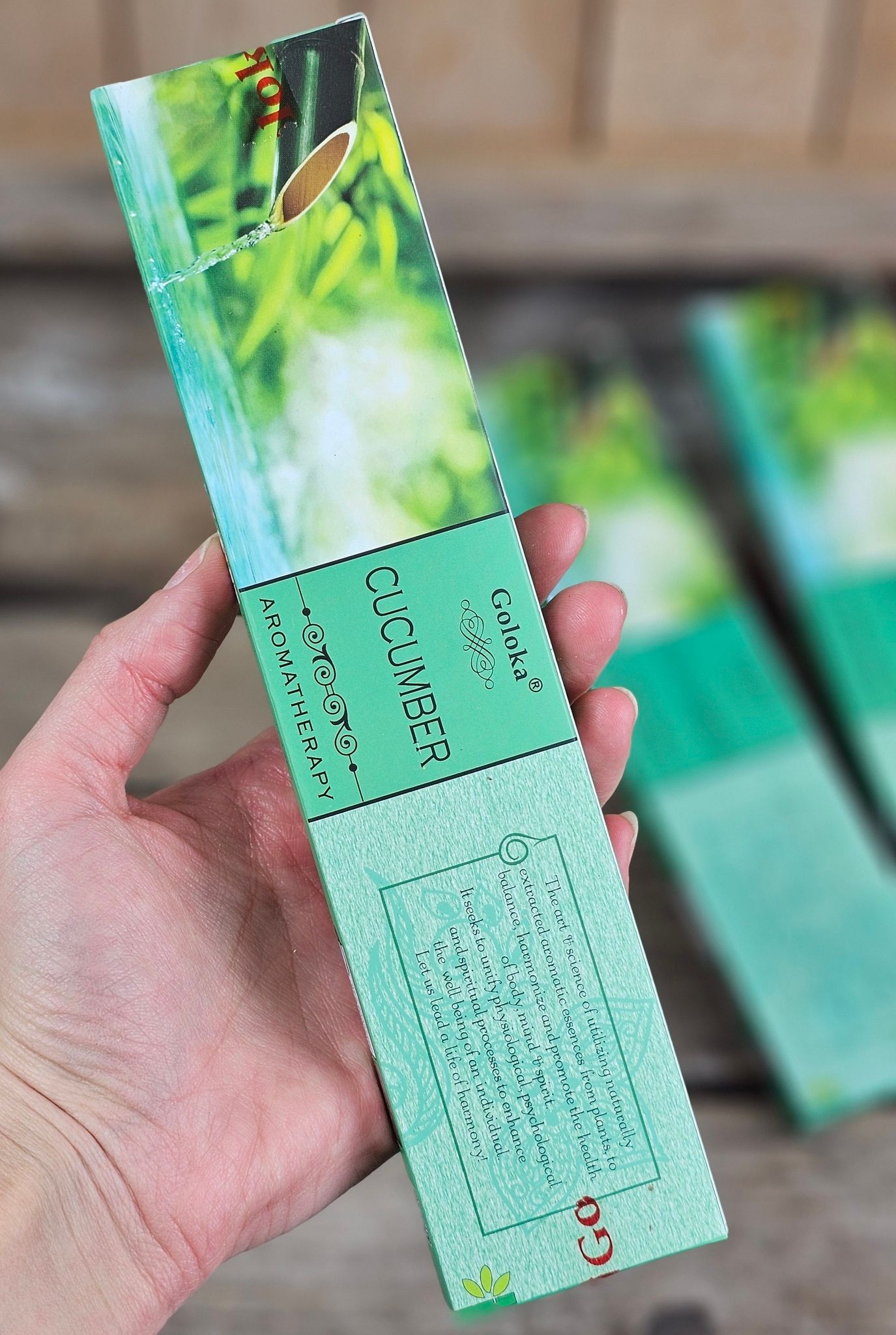 GOLOKA - Aromatherapy Cucumber, rökelsepinnar