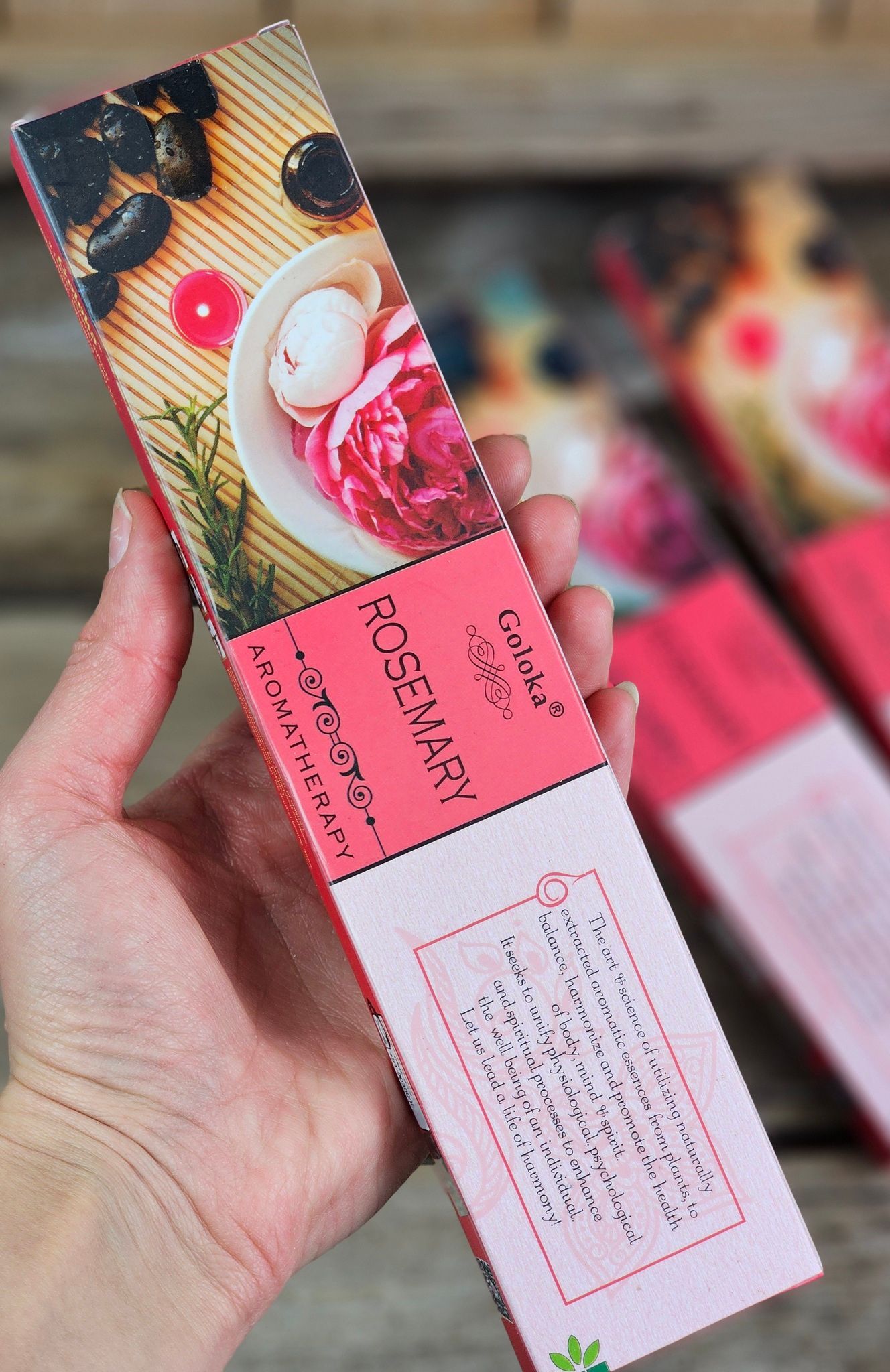 GOLOKA - Aromatherapy Rosemary, rökelsepinnar