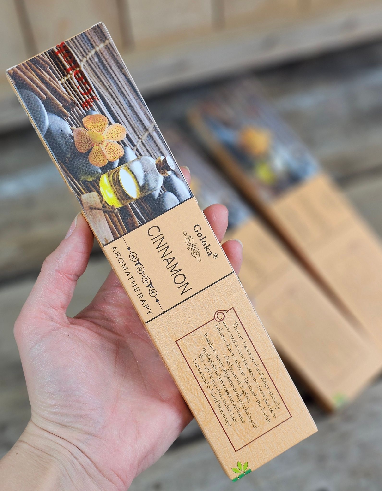 GOLOKA - Aromatherapy Cinnamon, rökelsepinnar