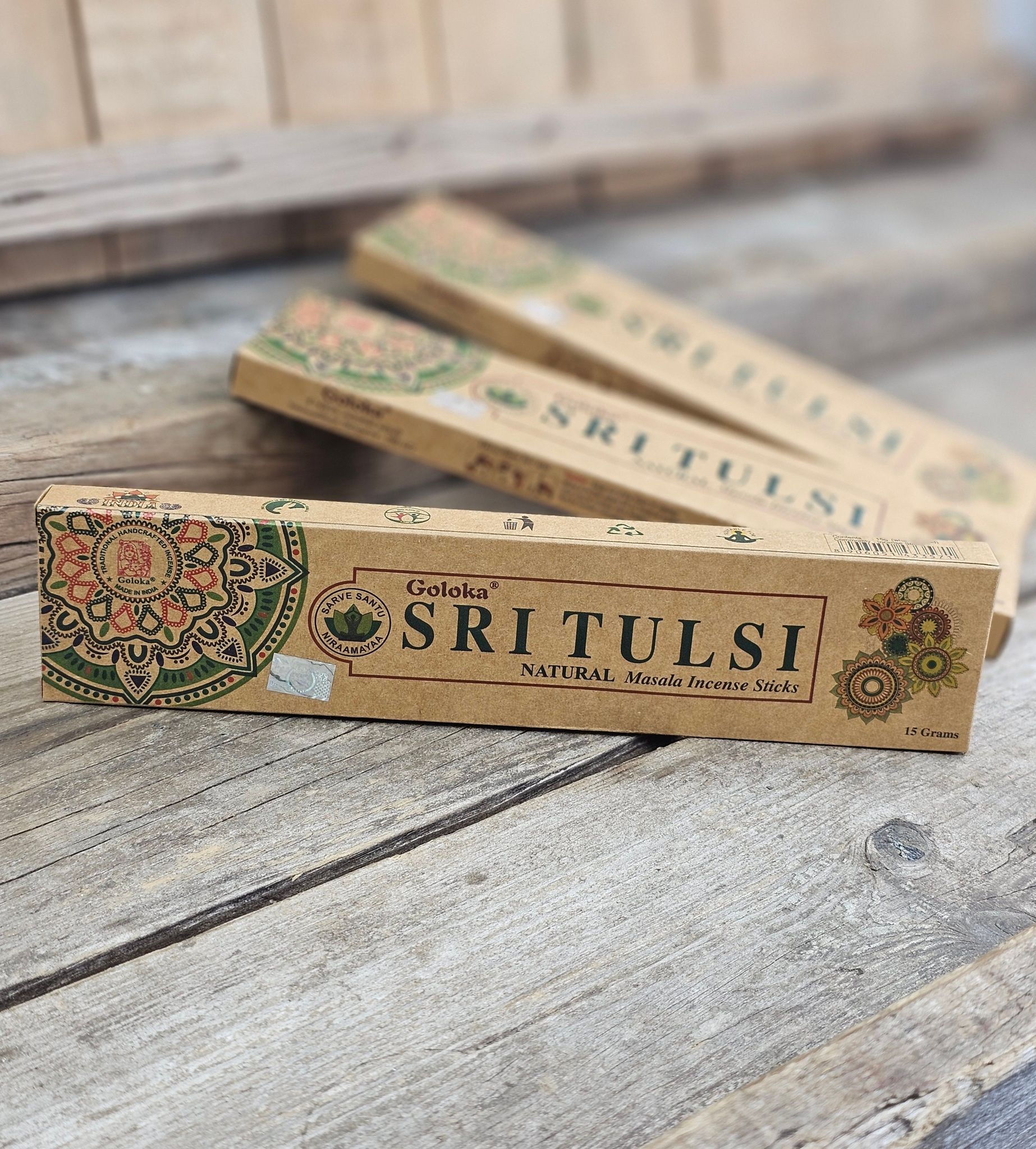 GOLOKA - Organic Sri Tulsi, rökelsepinnar