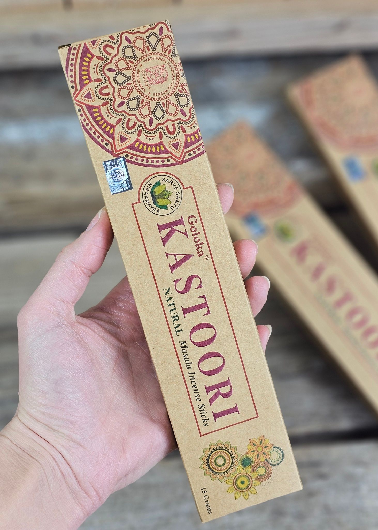 GOLOKA - Organic Kastoori, rökelsepinnar
