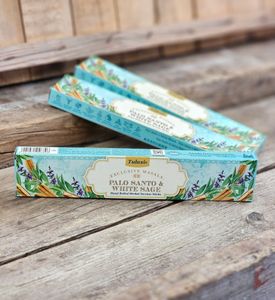 Tulasi - Exclusive Palo Santo & White Sage, rökelsepinnar