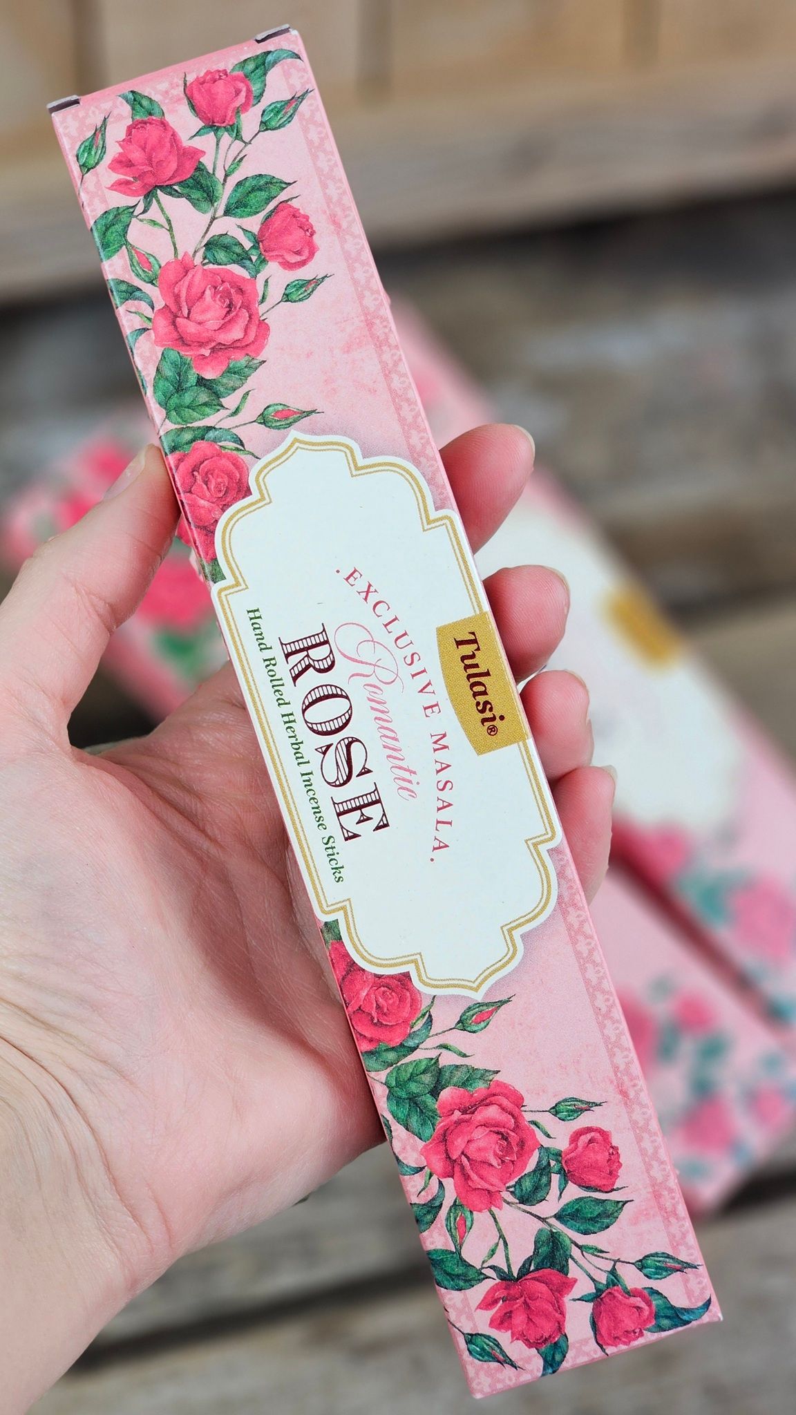 Tulasi - Exclusive Rose, rökelsepinnar