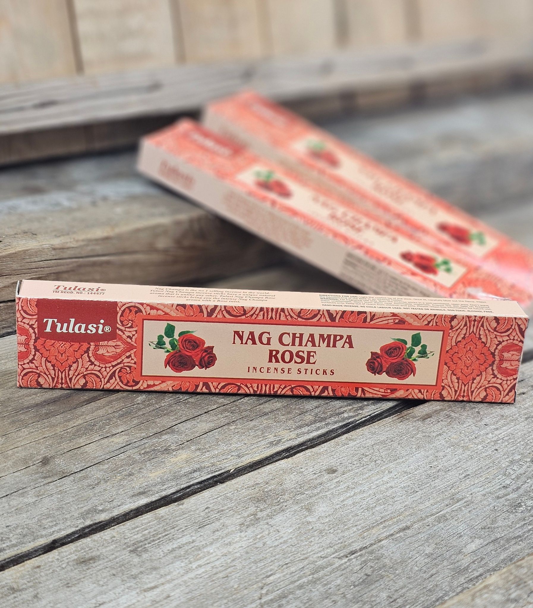 Tulasi - Nag Champa Rose, rökelsepinnar
