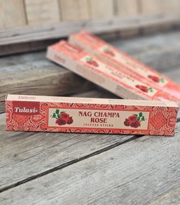 Tulasi - Nag Champa Rose, rökelsepinnar