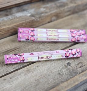 Tulasi - Purple Rose, rökelsepinnar