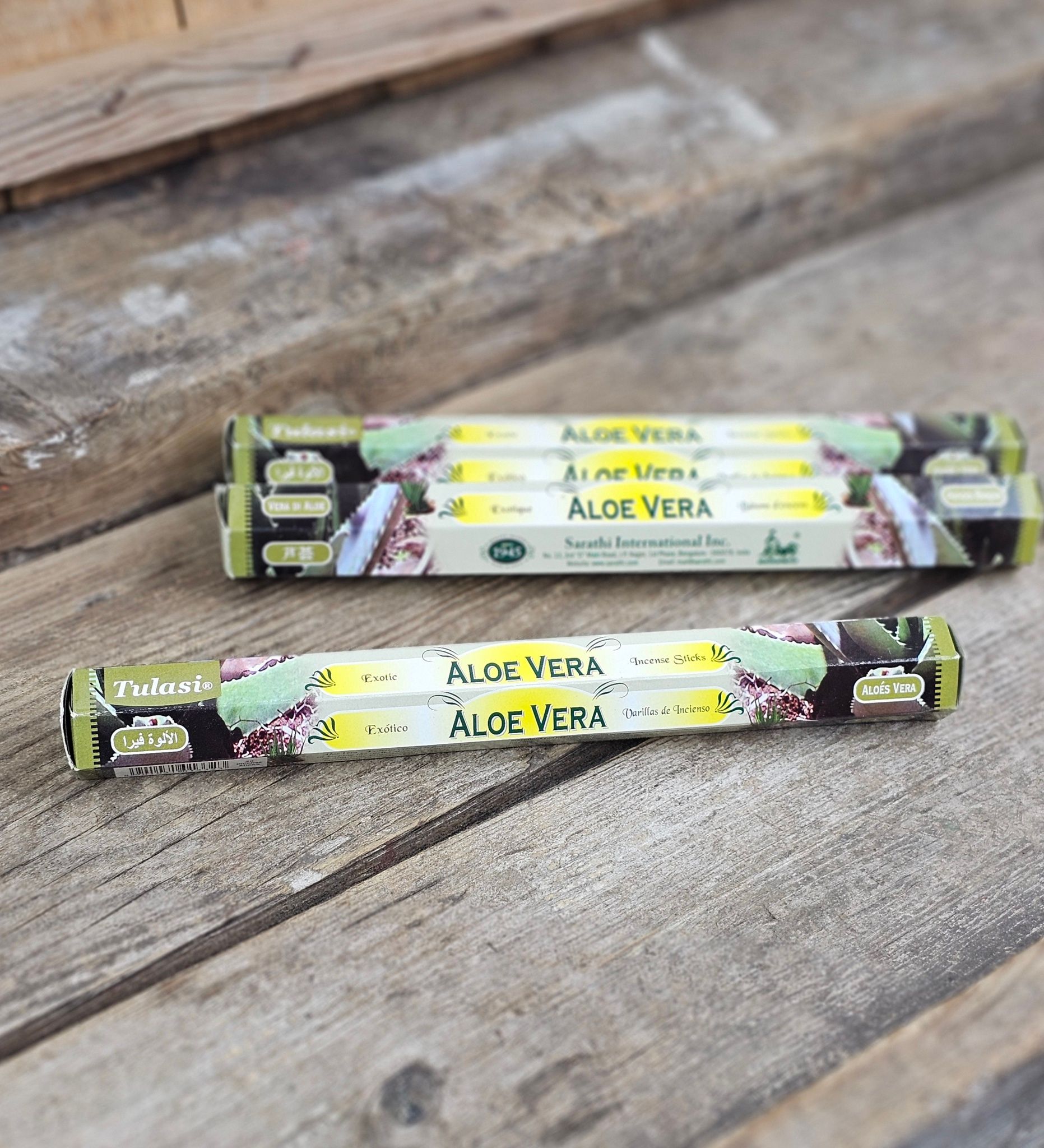 Tulasi - Aloe Vera, rökelsepinnar