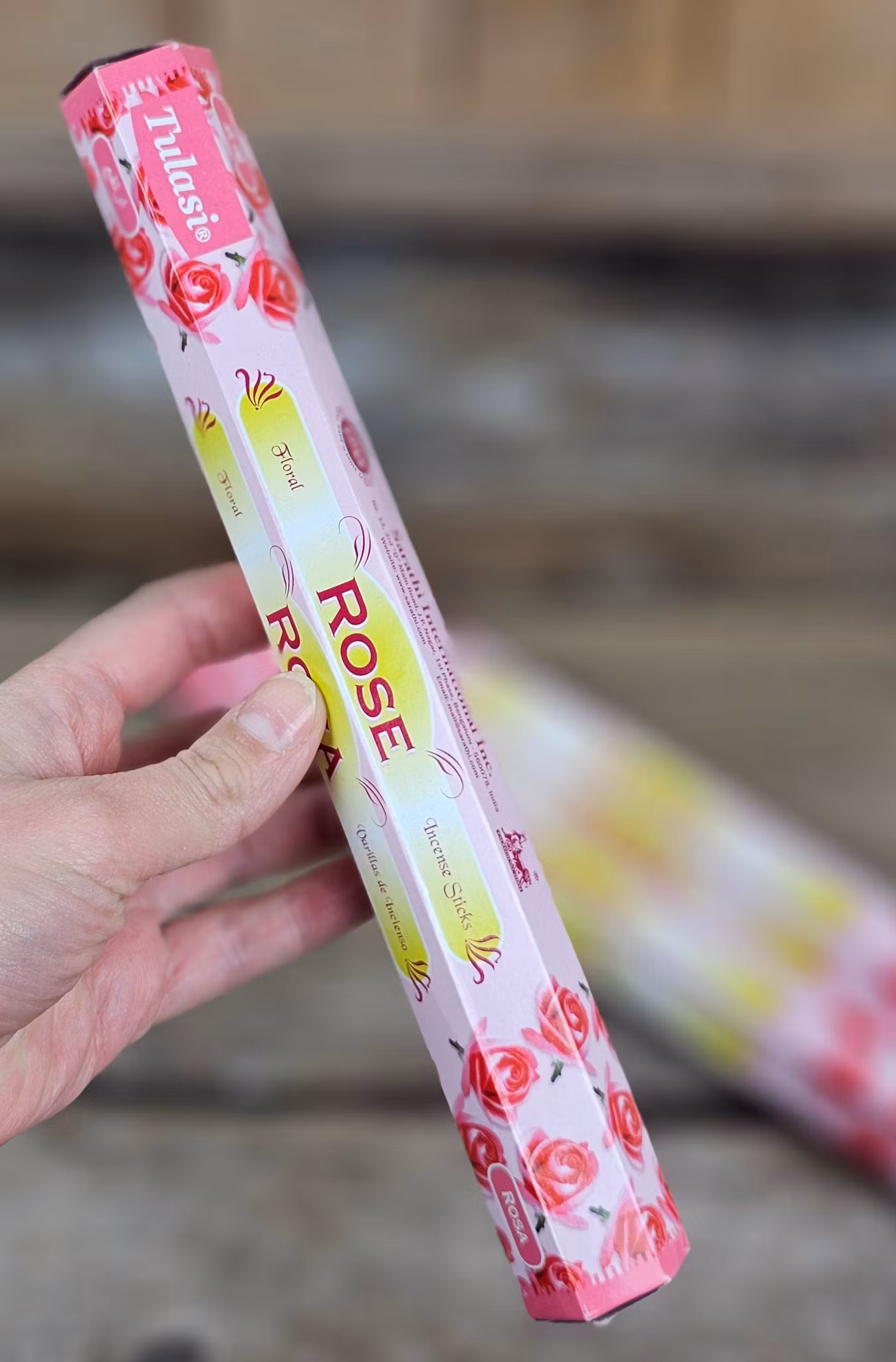 Tulasi - Rose, rökelsepinnar