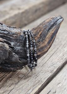 Rutilkvarts, armband 4mm facetterade pärlor
