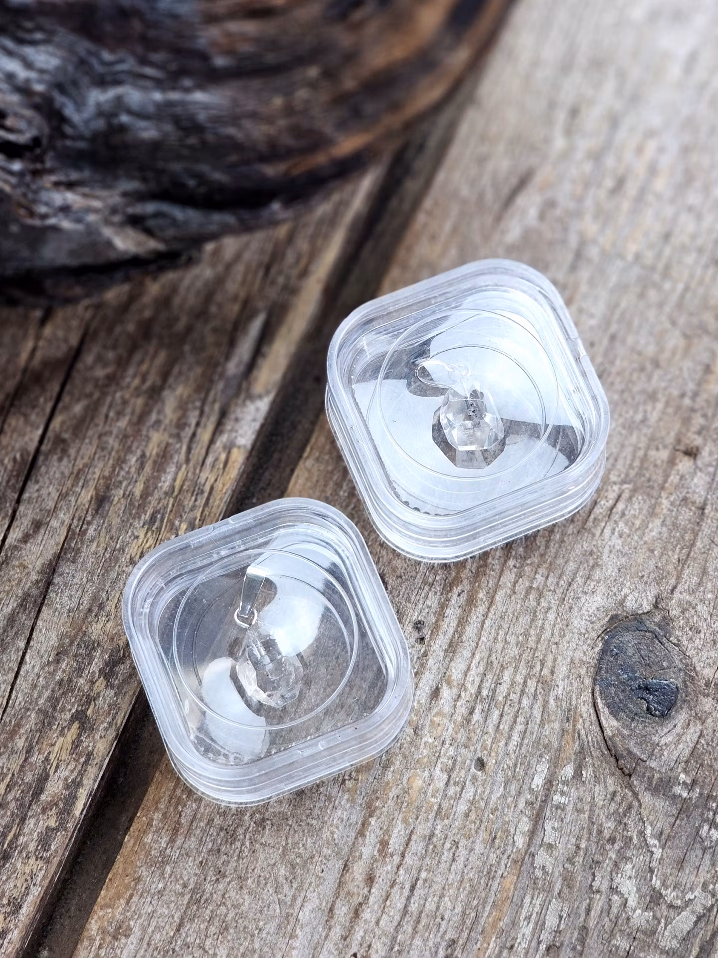 Herkimerdiamant, 925 silver hänge