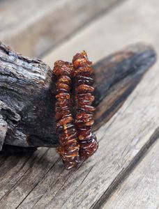 Bärnsten mörk, chipsarmband