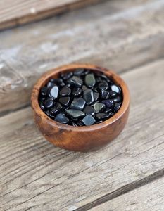 Obsidian, små trumlade