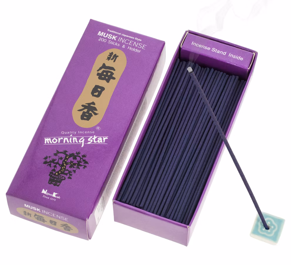 Morning Star - Musk, rökelsepinnar storpack