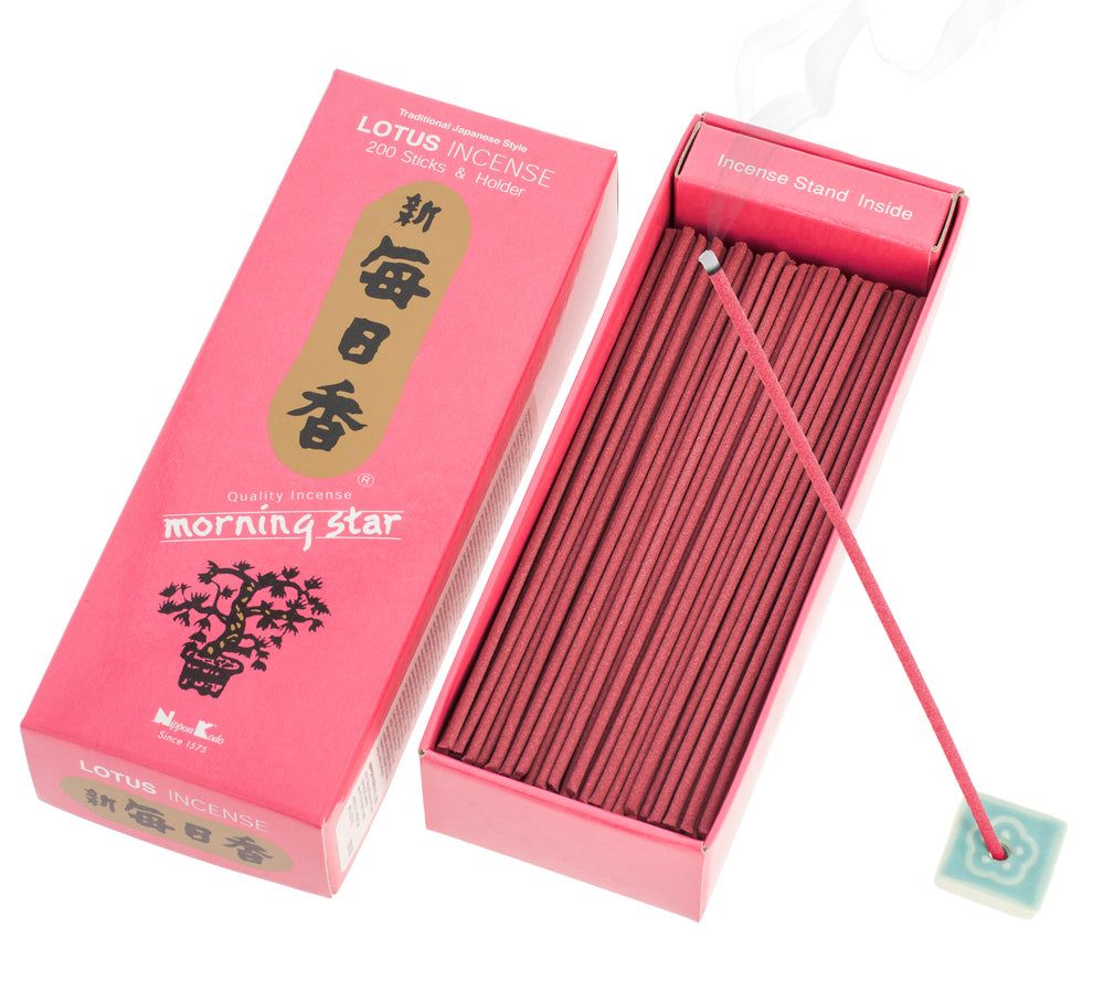 Morning Star - Lotus, rökelsepinnar storpack