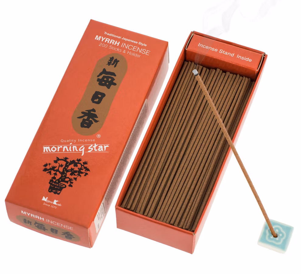 Morning Star - Myrrh, rökelsepinnar storpack