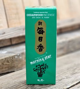 Morning Star - Cedarwood, rökelsepinnar storpack