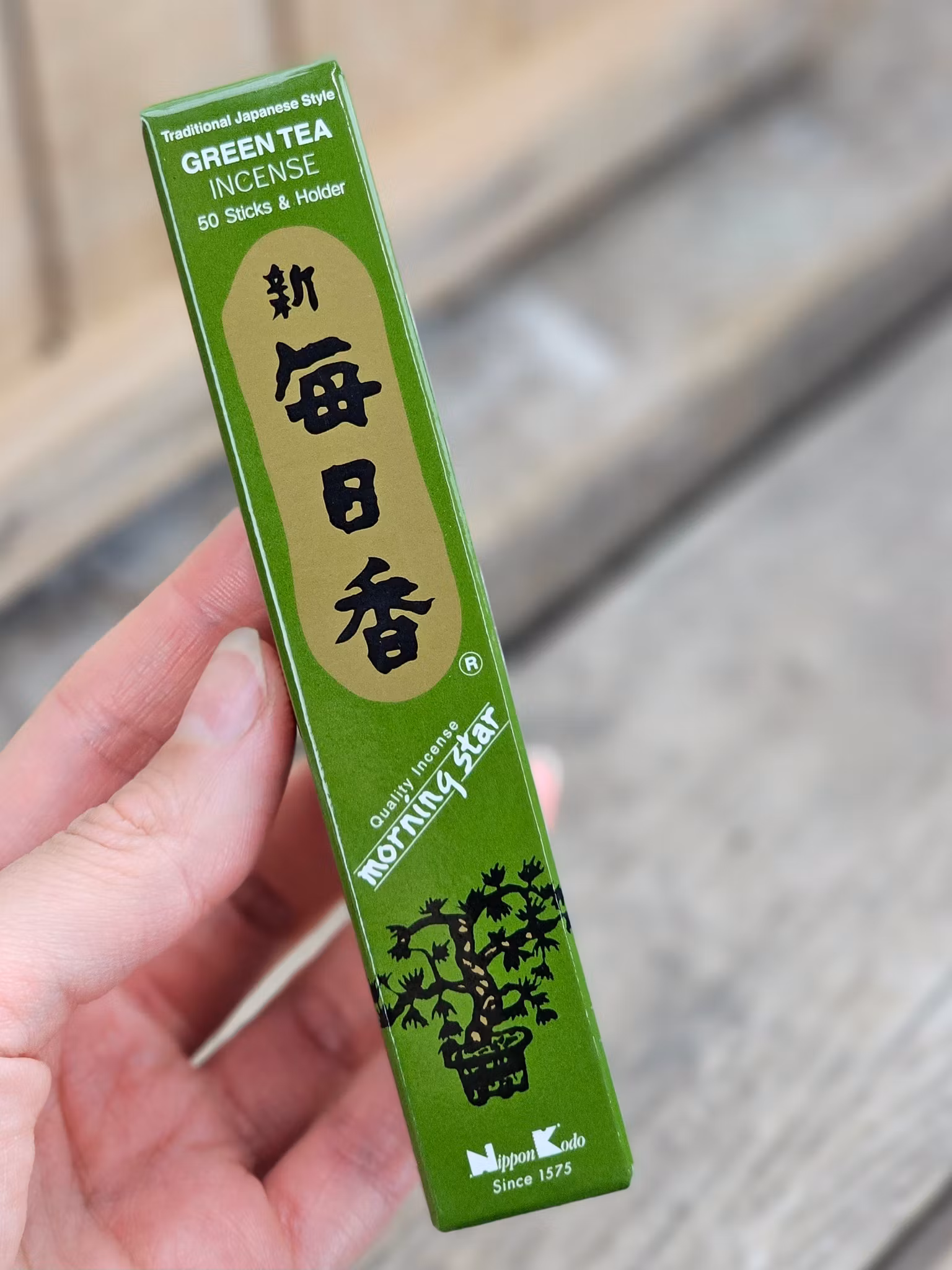 Morning Star - Green tea, rökelsepinnar