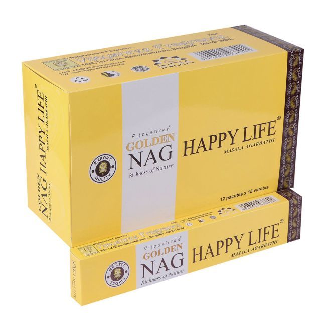 Vijayshree - Golden Nag Happy Life, rökelsepinnar