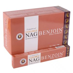 Vijayshree - Golden Nag Benzoin, rökelsepinnar