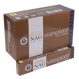 Vijayshree - Golden Nag Sandalwood, rökelsepinnar