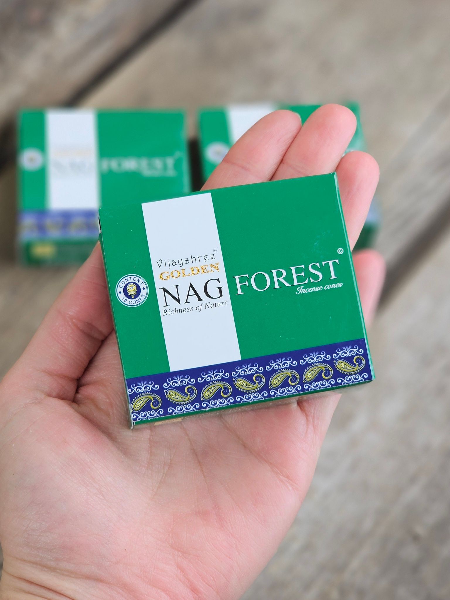 Vijayshree - Golden Nag Forest, rökelsekoner